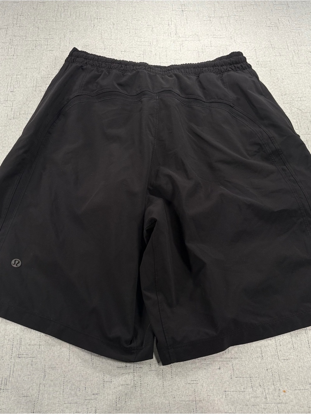 lululemon athletica Black Men's Athletic Shorts with Elastic Waist